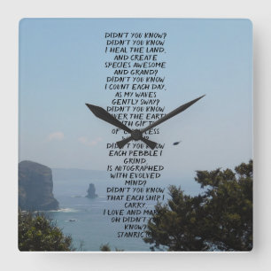 KUNST- UND DESIGN-WANDEL QUADRATISCHE WANDUHR