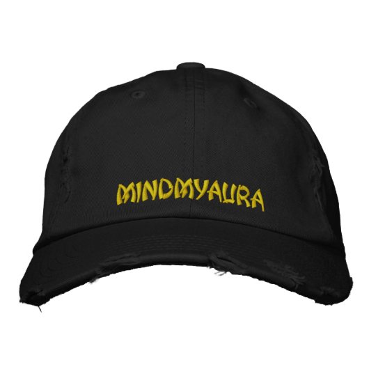 KUNST- UND DESIGNSTIL CAP BESTICKTE BASEBALLKAPPE (Vorderseite)