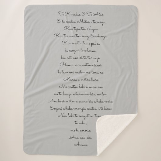 KUNST- UND DESIGNSTYLES VON BLANKET SHERPADECKE (Vorderseite)