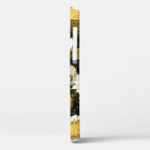 Kunst und Gold. Trendfarben mit goldener Farbe und Case-Mate iPhone Hülle (Rückseite / Links)
