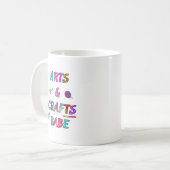 Kunst und Handwerk Babe Kaffeetasse (Vorderseite Links)
