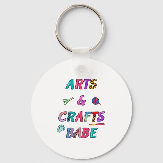 Kunst und Handwerk Babe Schlüsselanhänger (Vorderseite)