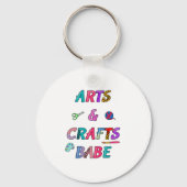 Kunst und Handwerk Babe Schlüsselanhänger (Rückseite)