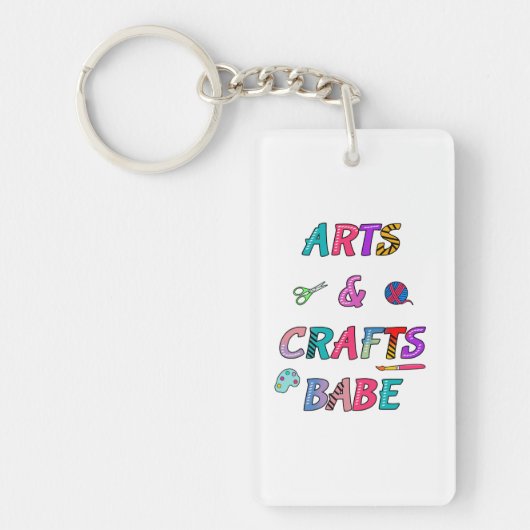Kunst und Handwerk Babe Schlüsselanhänger (Vorderseite)