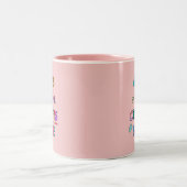 Kunst und Handwerk Babe Zweifarbige Tasse (Mittel)