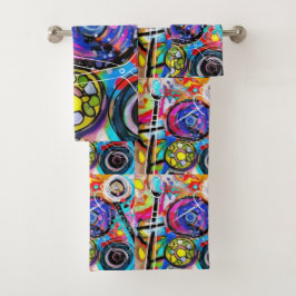 Kunst und Handwerk Badhandtuch Set