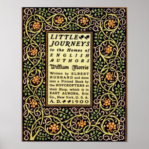 Kunst und Handwerk Bewegung 1900 Buchcover-Design Poster