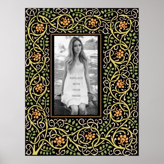 Kunst und Handwerk Bewegung Antike Grenzen Poster (Vorne)