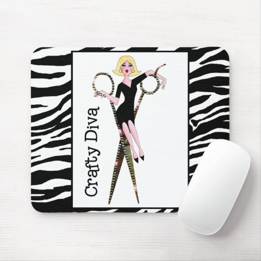 Kunst und Handwerk Diva Mousepad (Mit Mouse)