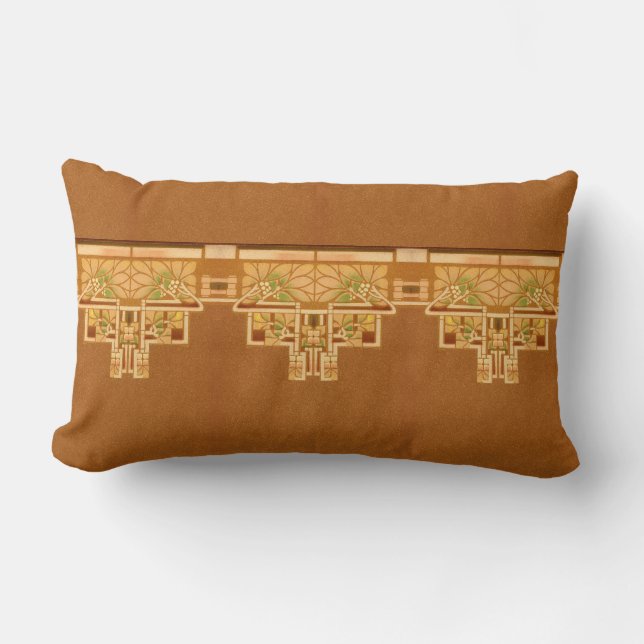 Kunst und Handwerk, Handwerker oder Mission Style  Lendenkissen (Vorderseite)