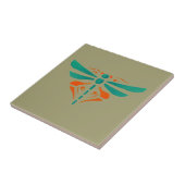 Kunst und Handwerk oder Handwerker 1907 Dragonfly- Fliese (Seite)