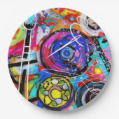 Kunst und Handwerk Pappteller (Vorderseite)