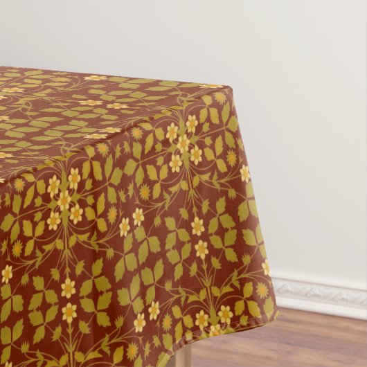 Kunst und Handwerk Stil Erdbeere Blüten Muster Tischdecke (Beispiel)