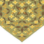 Kunst und Handwerk Stil Syringa Blütenmuster Kurzer Tischläufer (Ecke)