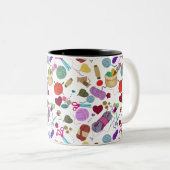 Kunst und Handwerk Zwei-Tone-Kaffee-Tasse Zweifarbige Tasse (VorderseiteRechts)