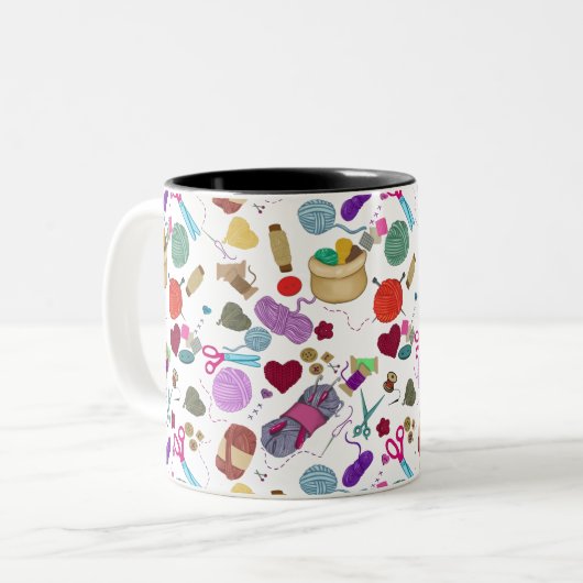 Kunst und Handwerk Zwei-Tone-Kaffee-Tasse Zweifarbige Tasse (Vorderseite Links)