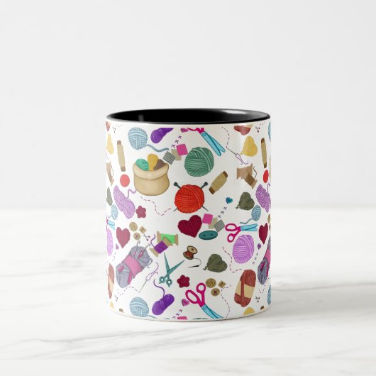 Kunst und Handwerk Zwei-Tone-Kaffee-Tasse Zweifarbige Tasse (Mittel)