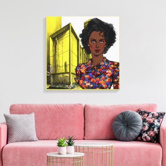 Kunst und Kunst Leinwanddruck (Insitu (Wohnzimmer))