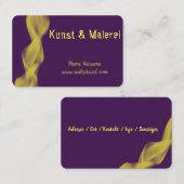 Kunst und Malerei Visitenkarte (Vorne/Hinten)