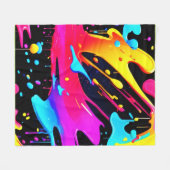 Kunst und Spritzer Fleecedecke (Vorderseite (Horizontal))