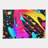 Kunst und Spritzer Geschirrtuch (Horizontal)