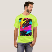 Kunst und Spritzer T-Shirt (Vorne ganz)