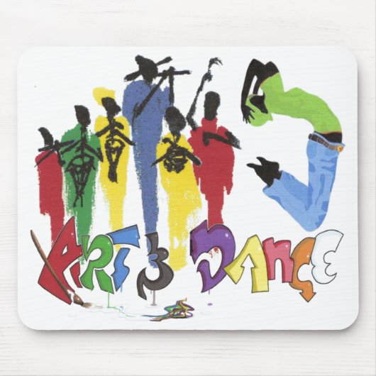 Kunst und Tanz Mousepad (Vorne)