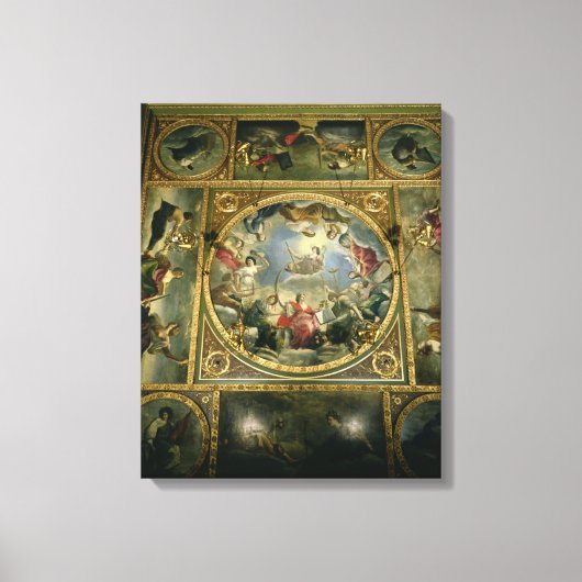 Kunst und Wissenschaft, 1636 Leinwanddruck (Vorderseite)