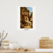Kunst und Wissenschaft von Carl Spitzweg Poster (Küche)