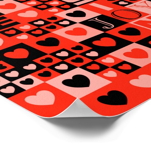 Kunst und Worte Poster (Ecke)