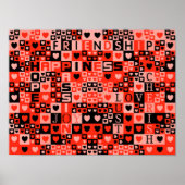 Kunst und Worte Poster (Vorne)