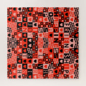 Kunst und Worte Puzzle (Horizontal)