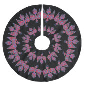 Kunst-Ureinwohner-Symbol z Thunderbird Südwest Polyester Weihnachtsbaumdecke (Vorderseite)