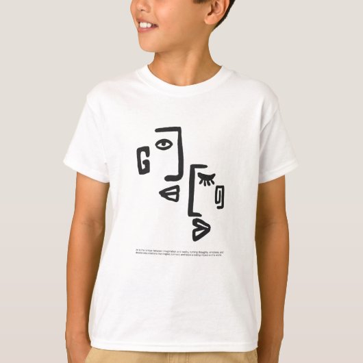 Kunst verbindet T-Shirt (Vorderseite)