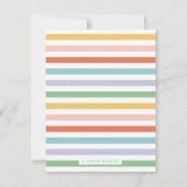 Kunst versorgt Kindergeschichten Mitteilungskarte (Rückseite)