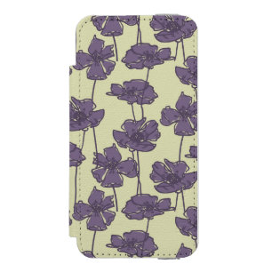 Kunst vintage Blumenmuster Hintergrund Incipio Watson™ iPhone 5 Geldbörsen Hülle