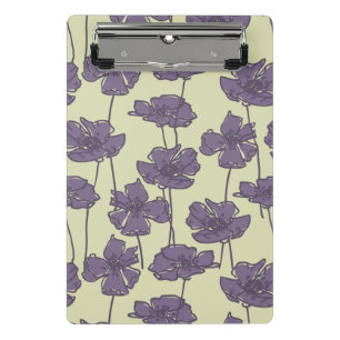 Kunst vintage Blumenmuster Hintergrund Mini Klemmbrett