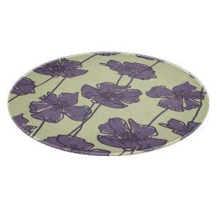 Kunst vintage Blumenmuster Hintergrund Schneidebrett