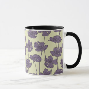 Kunst vintage Blumenmuster Hintergrund Tasse