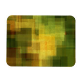 Kunst Vintage bunte abstrakte geometrische 2 Magnet (Horizontal)