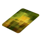 Kunst Vintage bunte abstrakte geometrische 2 Magnet (Linke Seite)