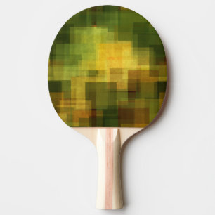 Kunst Vintage bunte abstrakte geometrische 2 Tischtennis Schläger