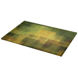 kunst vintage farbenfroh abstrakt geometrisch 2 schneidebrett