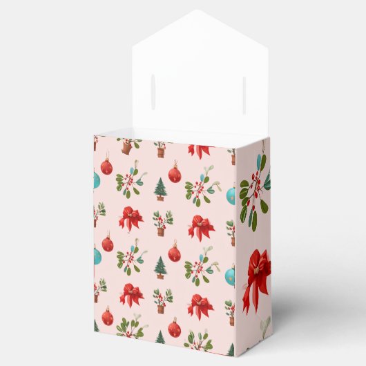 Kunst voller Weihnachtsatmosphäre Gefallen Box Geschenkschachtel (Geöffnet)