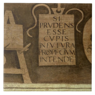 Kunst, "vom Zyklus der Freien Künste (Fresko) Fliese