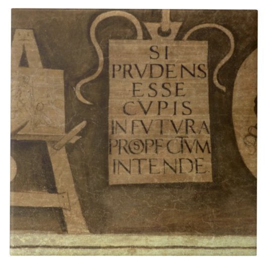 Kunst, "vom Zyklus der Freien Künste (Fresko) Fliese (Vorderseite)