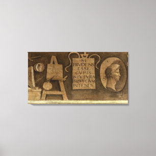 Kunst, "vom Zyklus der Freien Künste (Fresko) Leinwanddruck