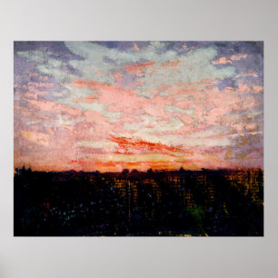 Kunst von Abbott Handerson Thayer Captivating Sunr Poster