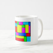 Kunst von abstraktem kaffeetasse (VorderseiteRechts)