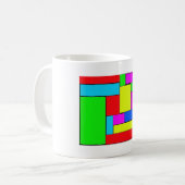 Kunst von abstraktem kaffeetasse (Vorderseite Links)
